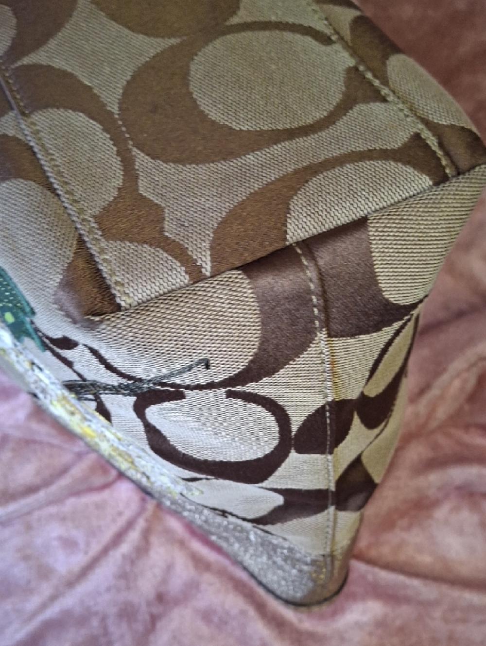 COACH LIMITED EDITON FLORAL Appliqué Tote 2008 - Picture 7 of 10